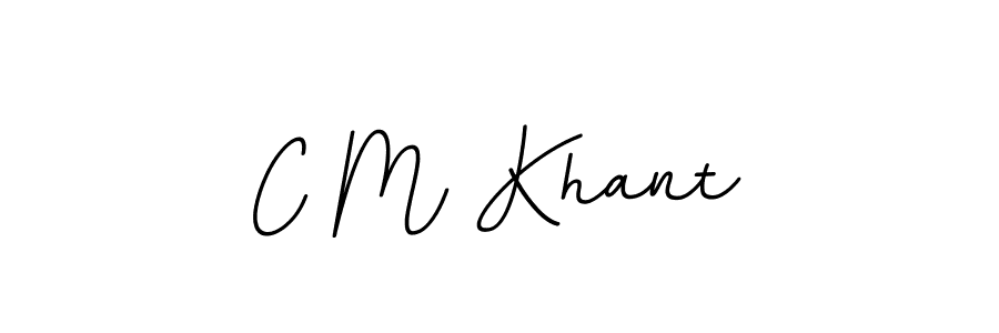 How to Draw C M Khant signature style? BallpointsItalic-DORy9 is a latest design signature styles for name C M Khant. C M Khant signature style 11 images and pictures png