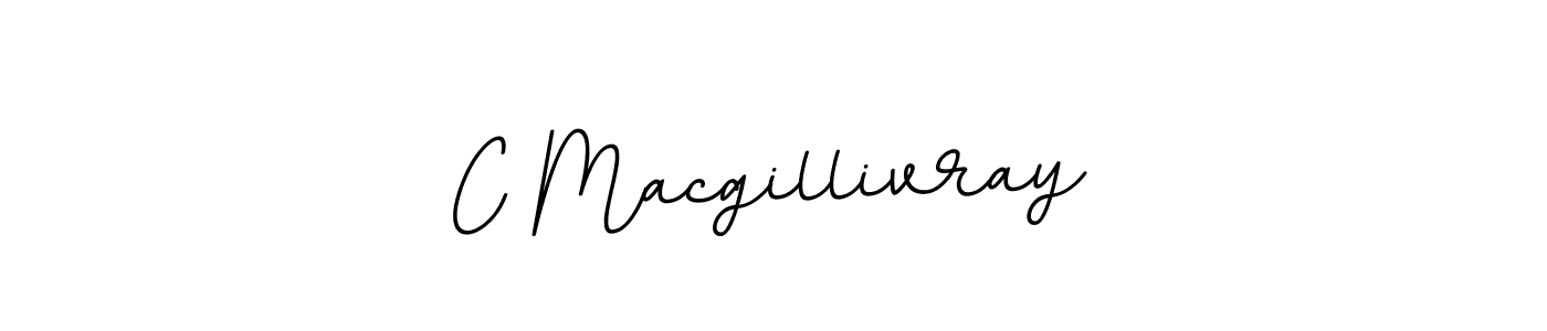 Create a beautiful signature design for name C Macgillivray. With this signature (BallpointsItalic-DORy9) fonts, you can make a handwritten signature for free. C Macgillivray signature style 11 images and pictures png