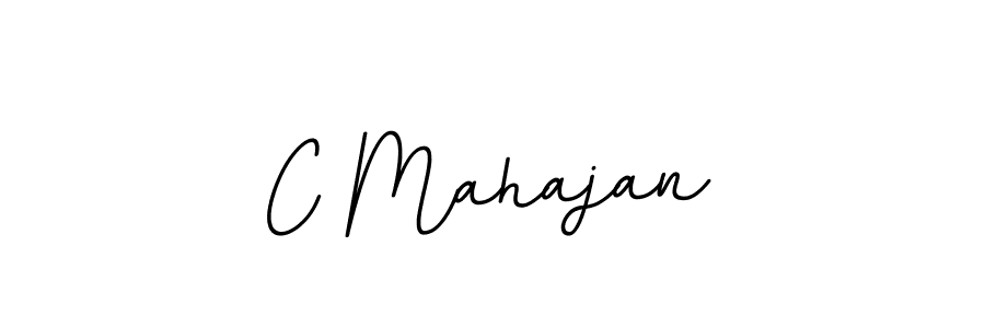 How to make C Mahajan name signature. Use BallpointsItalic-DORy9 style for creating short signs online. This is the latest handwritten sign. C Mahajan signature style 11 images and pictures png