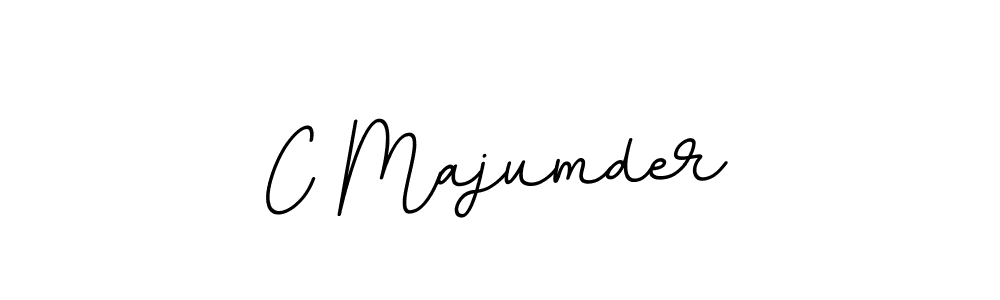 Design your own signature with our free online signature maker. With this signature software, you can create a handwritten (BallpointsItalic-DORy9) signature for name C Majumder. C Majumder signature style 11 images and pictures png
