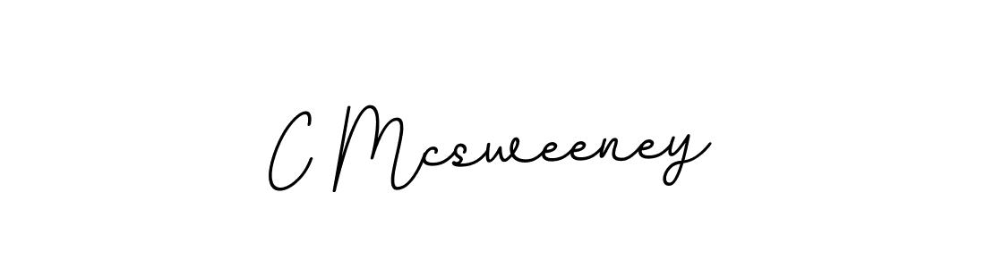 Use a signature maker to create a handwritten signature online. With this signature software, you can design (BallpointsItalic-DORy9) your own signature for name C Mcsweeney. C Mcsweeney signature style 11 images and pictures png