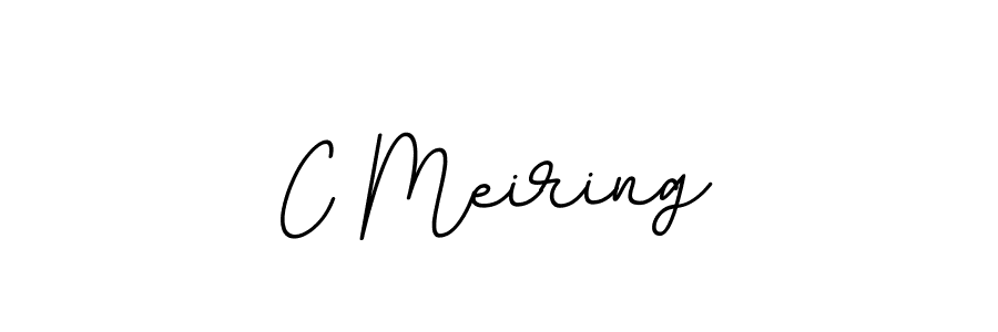 Make a beautiful signature design for name C Meiring. With this signature (BallpointsItalic-DORy9) style, you can create a handwritten signature for free. C Meiring signature style 11 images and pictures png