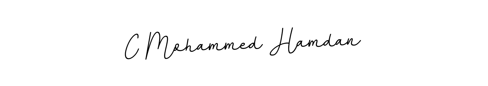 This is the best signature style for the C Mohammed Hamdan name. Also you like these signature font (BallpointsItalic-DORy9). Mix name signature. C Mohammed Hamdan signature style 11 images and pictures png