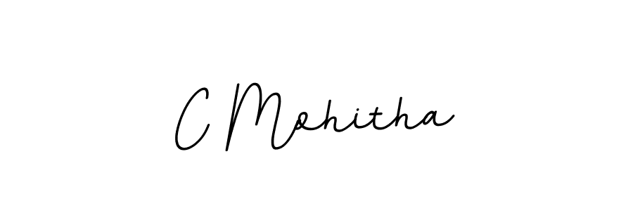 It looks lik you need a new signature style for name C Mohitha. Design unique handwritten (BallpointsItalic-DORy9) signature with our free signature maker in just a few clicks. C Mohitha signature style 11 images and pictures png