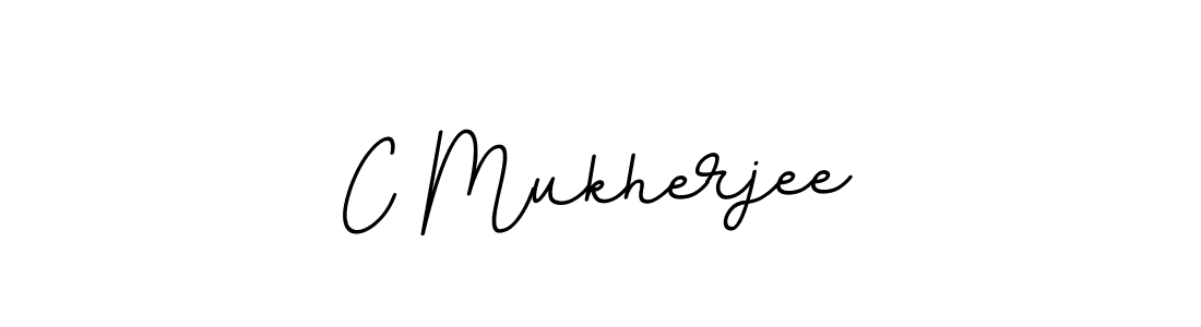 You should practise on your own different ways (BallpointsItalic-DORy9) to write your name (C Mukherjee) in signature. don't let someone else do it for you. C Mukherjee signature style 11 images and pictures png