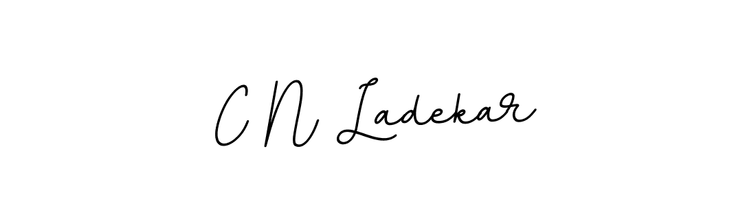 Design your own signature with our free online signature maker. With this signature software, you can create a handwritten (BallpointsItalic-DORy9) signature for name C N Ladekar. C N Ladekar signature style 11 images and pictures png