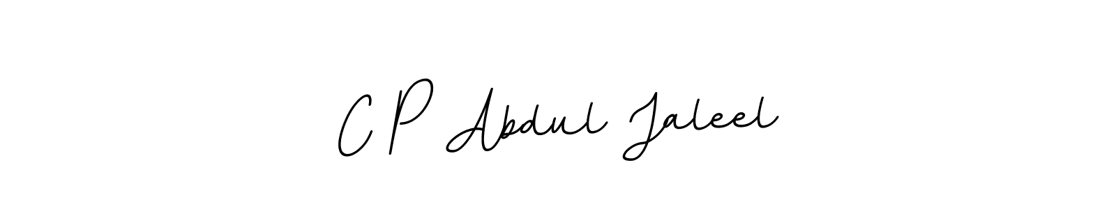 This is the best signature style for the C P Abdul Jaleel name. Also you like these signature font (BallpointsItalic-DORy9). Mix name signature. C P Abdul Jaleel signature style 11 images and pictures png