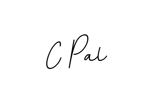 You should practise on your own different ways (BallpointsItalic-DORy9) to write your name (C Pal) in signature. don't let someone else do it for you. C Pal signature style 11 images and pictures png
