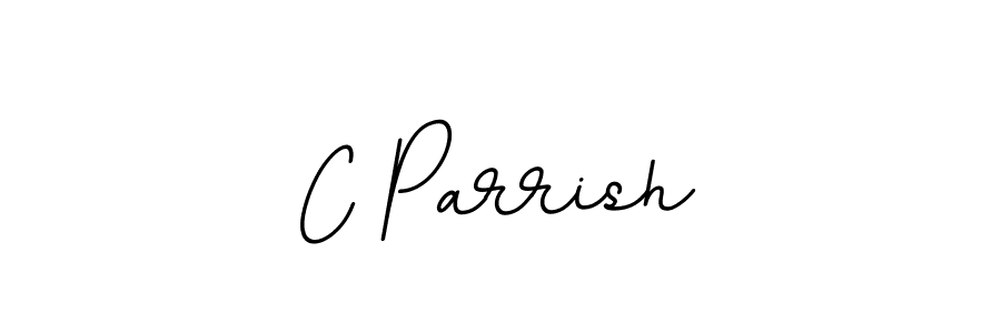 How to make C Parrish signature? BallpointsItalic-DORy9 is a professional autograph style. Create handwritten signature for C Parrish name. C Parrish signature style 11 images and pictures png