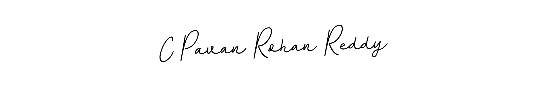 Use a signature maker to create a handwritten signature online. With this signature software, you can design (BallpointsItalic-DORy9) your own signature for name C Pavan Rohan Reddy. C Pavan Rohan Reddy signature style 11 images and pictures png