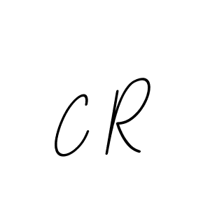 Make a beautiful signature design for name C R. With this signature (BallpointsItalic-DORy9) style, you can create a handwritten signature for free. C R signature style 11 images and pictures png