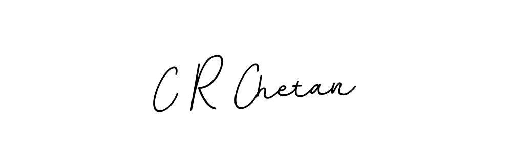 Use a signature maker to create a handwritten signature online. With this signature software, you can design (BallpointsItalic-DORy9) your own signature for name C R Chetan. C R Chetan signature style 11 images and pictures png