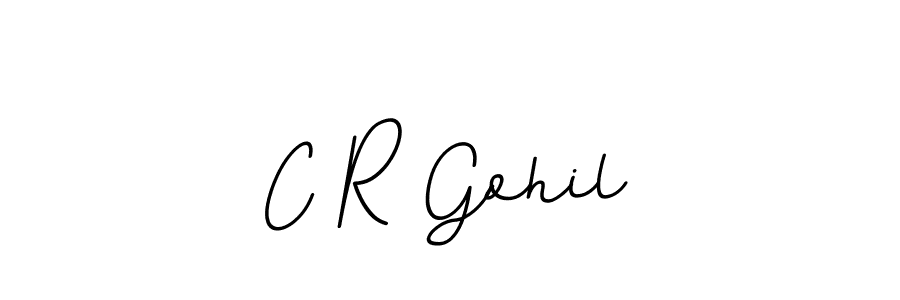 Also You can easily find your signature by using the search form. We will create C R Gohil name handwritten signature images for you free of cost using BallpointsItalic-DORy9 sign style. C R Gohil signature style 11 images and pictures png