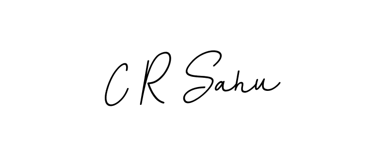 Design your own signature with our free online signature maker. With this signature software, you can create a handwritten (BallpointsItalic-DORy9) signature for name C R Sahu. C R Sahu signature style 11 images and pictures png