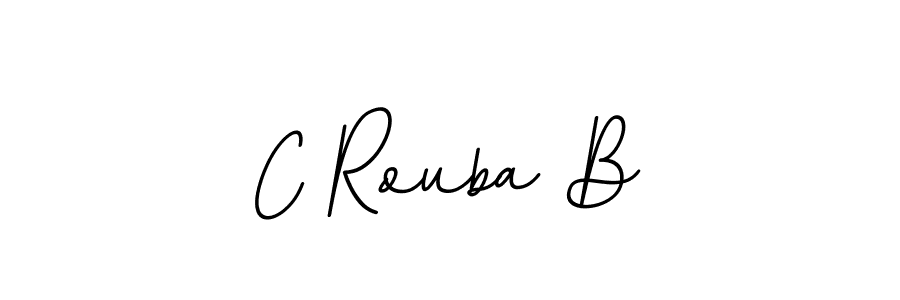 It looks lik you need a new signature style for name C Rouba B. Design unique handwritten (BallpointsItalic-DORy9) signature with our free signature maker in just a few clicks. C Rouba B signature style 11 images and pictures png