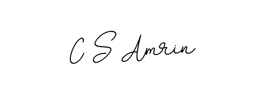 if you are searching for the best signature style for your name C S Amrin. so please give up your signature search. here we have designed multiple signature styles  using BallpointsItalic-DORy9. C S Amrin signature style 11 images and pictures png