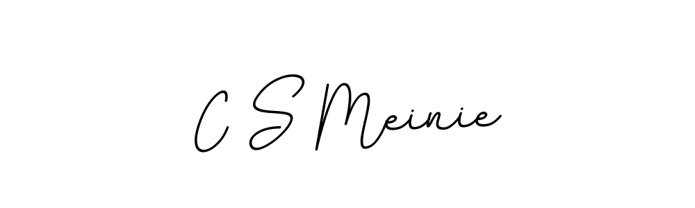 It looks lik you need a new signature style for name C S Meinie. Design unique handwritten (BallpointsItalic-DORy9) signature with our free signature maker in just a few clicks. C S Meinie signature style 11 images and pictures png