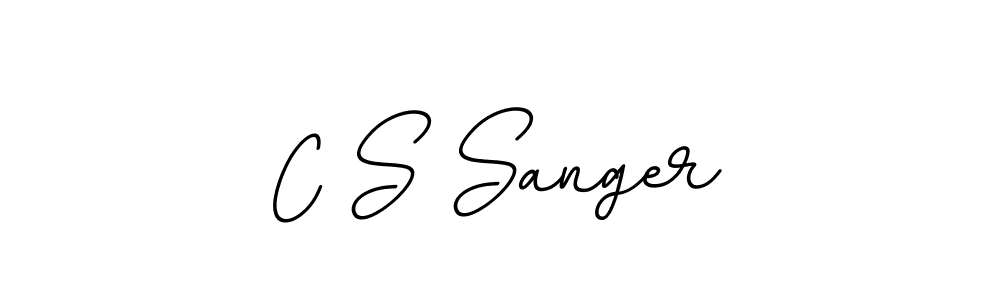 C S Sanger stylish signature style. Best Handwritten Sign (BallpointsItalic-DORy9) for my name. Handwritten Signature Collection Ideas for my name C S Sanger. C S Sanger signature style 11 images and pictures png