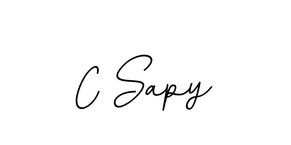 if you are searching for the best signature style for your name C Sapy. so please give up your signature search. here we have designed multiple signature styles  using BallpointsItalic-DORy9. C Sapy signature style 11 images and pictures png