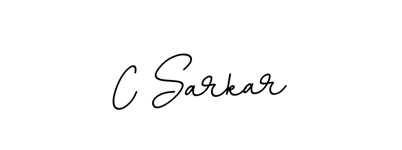 Create a beautiful signature design for name C Sarkar. With this signature (BallpointsItalic-DORy9) fonts, you can make a handwritten signature for free. C Sarkar signature style 11 images and pictures png