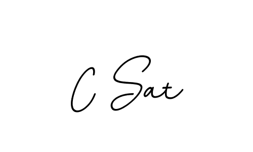 It looks lik you need a new signature style for name C Sat. Design unique handwritten (BallpointsItalic-DORy9) signature with our free signature maker in just a few clicks. C Sat signature style 11 images and pictures png