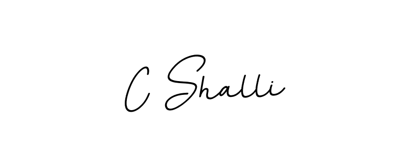 Make a beautiful signature design for name C Shalli. With this signature (BallpointsItalic-DORy9) style, you can create a handwritten signature for free. C Shalli signature style 11 images and pictures png