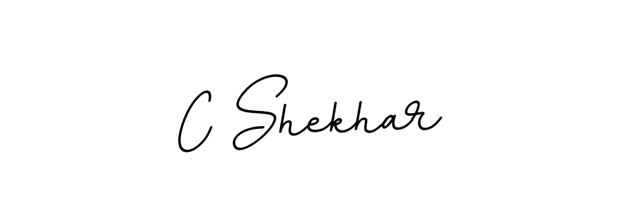 Make a beautiful signature design for name C Shekhar. With this signature (BallpointsItalic-DORy9) style, you can create a handwritten signature for free. C Shekhar signature style 11 images and pictures png