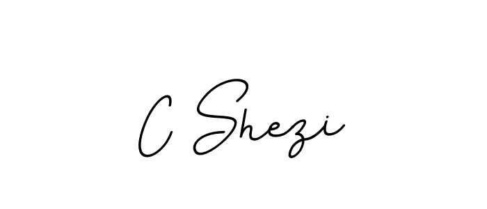 How to make C Shezi name signature. Use BallpointsItalic-DORy9 style for creating short signs online. This is the latest handwritten sign. C Shezi signature style 11 images and pictures png