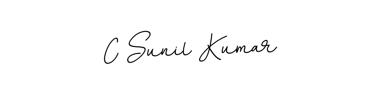 C Sunil Kumar stylish signature style. Best Handwritten Sign (BallpointsItalic-DORy9) for my name. Handwritten Signature Collection Ideas for my name C Sunil Kumar. C Sunil Kumar signature style 11 images and pictures png