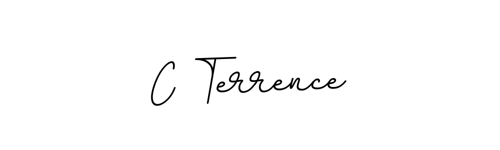 C Terrence stylish signature style. Best Handwritten Sign (BallpointsItalic-DORy9) for my name. Handwritten Signature Collection Ideas for my name C Terrence. C Terrence signature style 11 images and pictures png