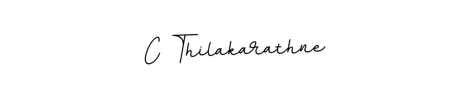 Use a signature maker to create a handwritten signature online. With this signature software, you can design (BallpointsItalic-DORy9) your own signature for name C Thilakarathne. C Thilakarathne signature style 11 images and pictures png