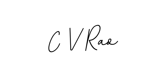 Use a signature maker to create a handwritten signature online. With this signature software, you can design (BallpointsItalic-DORy9) your own signature for name C V Rao. C V Rao signature style 11 images and pictures png