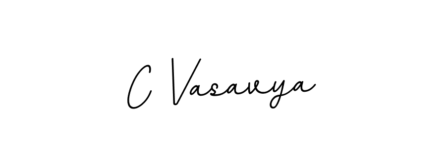 Create a beautiful signature design for name C Vasavya. With this signature (BallpointsItalic-DORy9) fonts, you can make a handwritten signature for free. C Vasavya signature style 11 images and pictures png