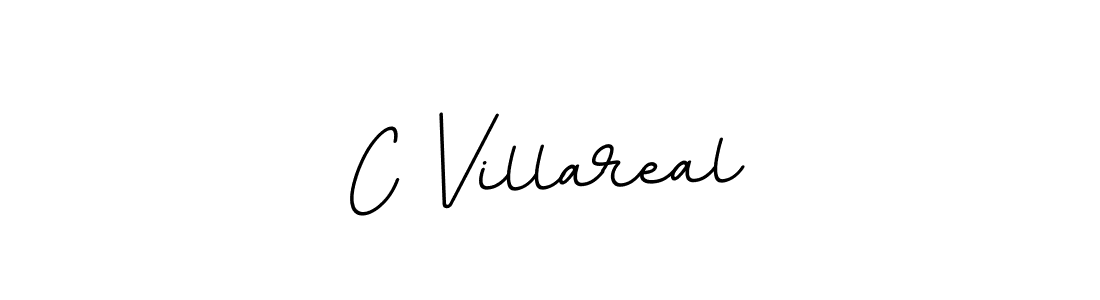 How to make C Villareal name signature. Use BallpointsItalic-DORy9 style for creating short signs online. This is the latest handwritten sign. C Villareal signature style 11 images and pictures png