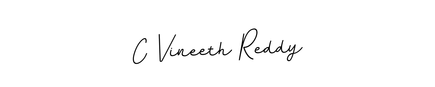 How to make C Vineeth Reddy signature? BallpointsItalic-DORy9 is a professional autograph style. Create handwritten signature for C Vineeth Reddy name. C Vineeth Reddy signature style 11 images and pictures png