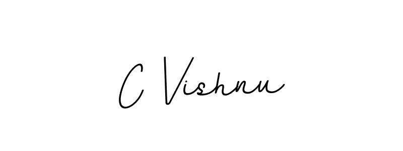 How to make C Vishnu signature? BallpointsItalic-DORy9 is a professional autograph style. Create handwritten signature for C Vishnu name. C Vishnu signature style 11 images and pictures png