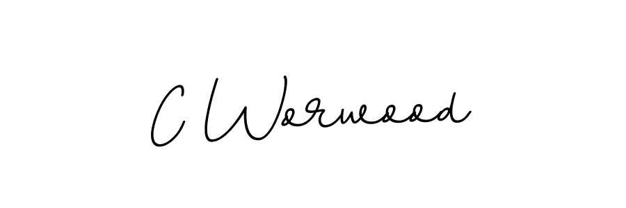 You should practise on your own different ways (BallpointsItalic-DORy9) to write your name (C Worwood) in signature. don't let someone else do it for you. C Worwood signature style 11 images and pictures png