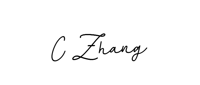 C Zhang stylish signature style. Best Handwritten Sign (BallpointsItalic-DORy9) for my name. Handwritten Signature Collection Ideas for my name C Zhang. C Zhang signature style 11 images and pictures png