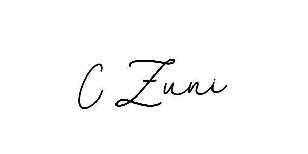 Use a signature maker to create a handwritten signature online. With this signature software, you can design (BallpointsItalic-DORy9) your own signature for name C Zuni. C Zuni signature style 11 images and pictures png