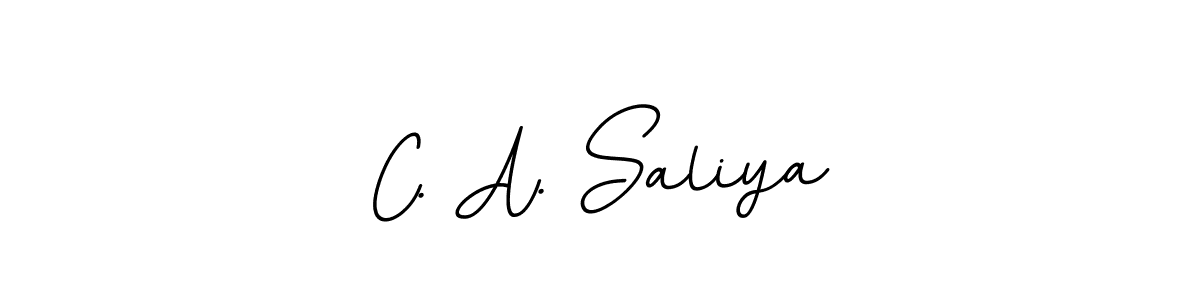Best and Professional Signature Style for C. A. Saliya. BallpointsItalic-DORy9 Best Signature Style Collection. C. A. Saliya signature style 11 images and pictures png