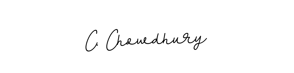 Design your own signature with our free online signature maker. With this signature software, you can create a handwritten (BallpointsItalic-DORy9) signature for name C. Chowdhury. C. Chowdhury signature style 11 images and pictures png