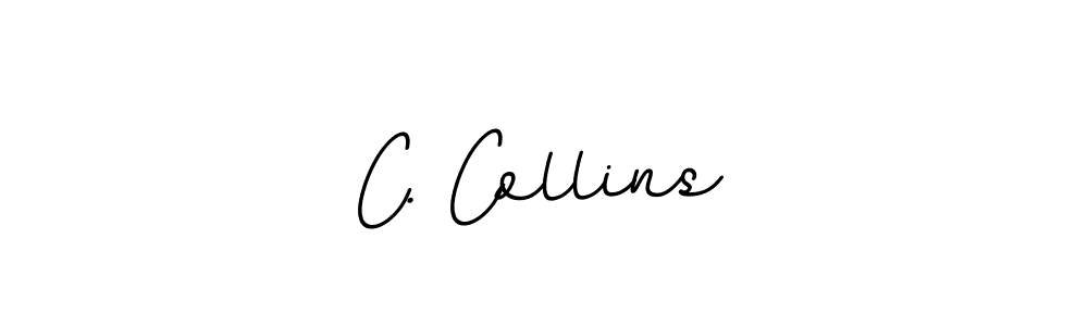 You should practise on your own different ways (BallpointsItalic-DORy9) to write your name (C. Collins) in signature. don't let someone else do it for you. C. Collins signature style 11 images and pictures png