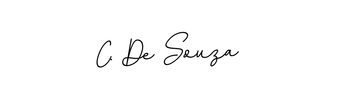 Also we have C. De Souza name is the best signature style. Create professional handwritten signature collection using BallpointsItalic-DORy9 autograph style. C. De Souza signature style 11 images and pictures png