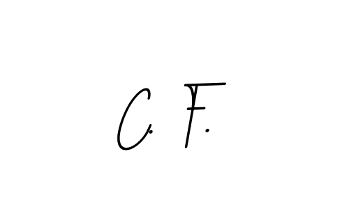 C. F. stylish signature style. Best Handwritten Sign (BallpointsItalic-DORy9) for my name. Handwritten Signature Collection Ideas for my name C. F.. C. F. signature style 11 images and pictures png