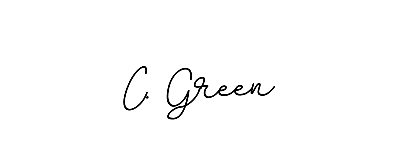 Use a signature maker to create a handwritten signature online. With this signature software, you can design (BallpointsItalic-DORy9) your own signature for name C. Green. C. Green signature style 11 images and pictures png