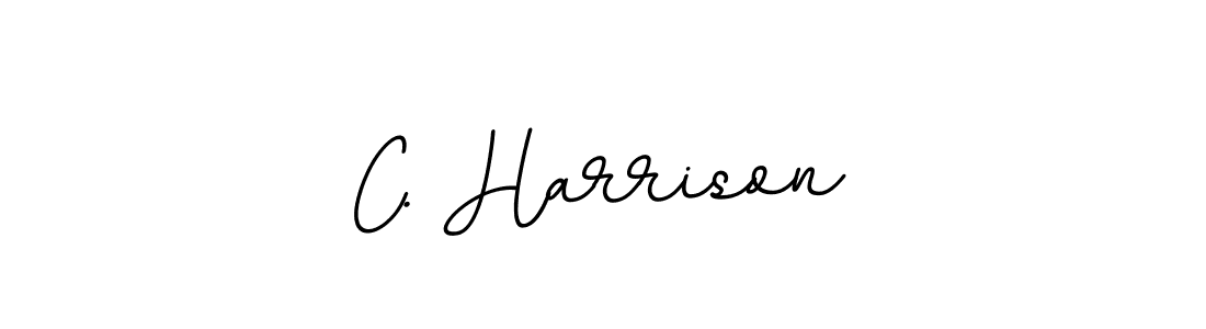 The best way (BallpointsItalic-DORy9) to make a short signature is to pick only two or three words in your name. The name C. Harrison include a total of six letters. For converting this name. C. Harrison signature style 11 images and pictures png