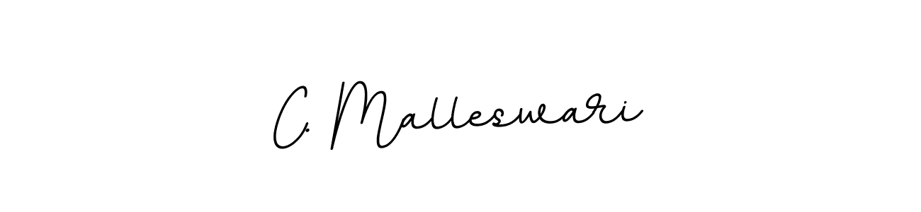 You should practise on your own different ways (BallpointsItalic-DORy9) to write your name (C. Malleswari) in signature. don't let someone else do it for you. C. Malleswari signature style 11 images and pictures png