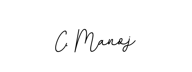 It looks lik you need a new signature style for name C. Manoj. Design unique handwritten (BallpointsItalic-DORy9) signature with our free signature maker in just a few clicks. C. Manoj signature style 11 images and pictures png