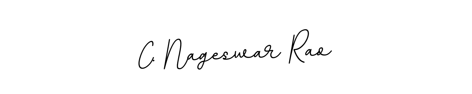 You should practise on your own different ways (BallpointsItalic-DORy9) to write your name (C. Nageswar Rao) in signature. don't let someone else do it for you. C. Nageswar Rao signature style 11 images and pictures png
