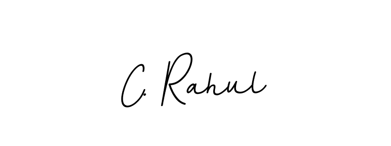 Make a beautiful signature design for name C. Rahul. With this signature (BallpointsItalic-DORy9) style, you can create a handwritten signature for free. C. Rahul signature style 11 images and pictures png